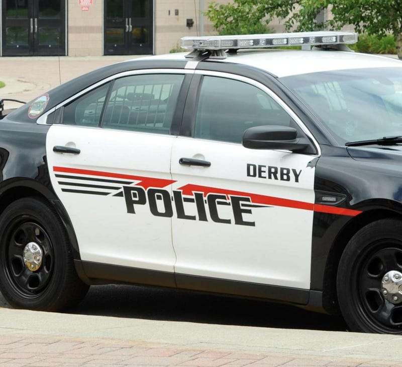 A Derby police cruiser.