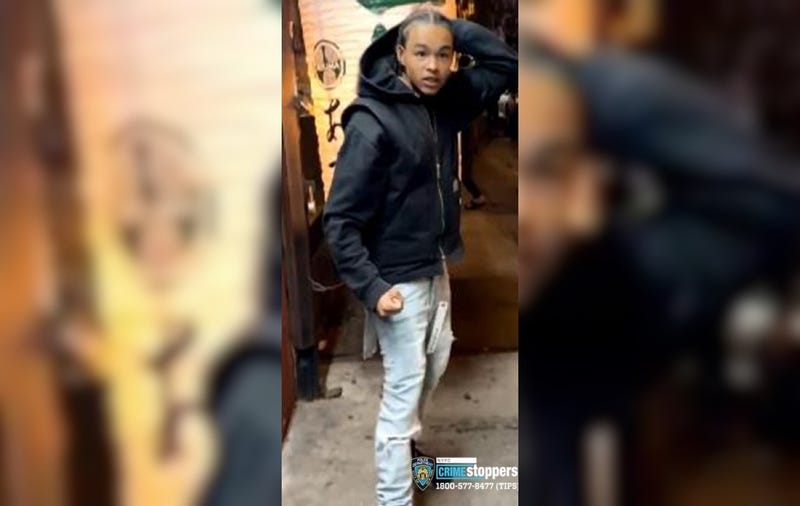 Police are searching for a suspect after a group of teens attacked a French tourist in Midtown Manhattan on Saturday night