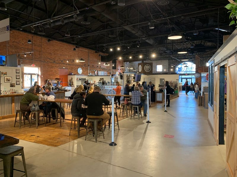 Inside the The Trolley Barn Public Market