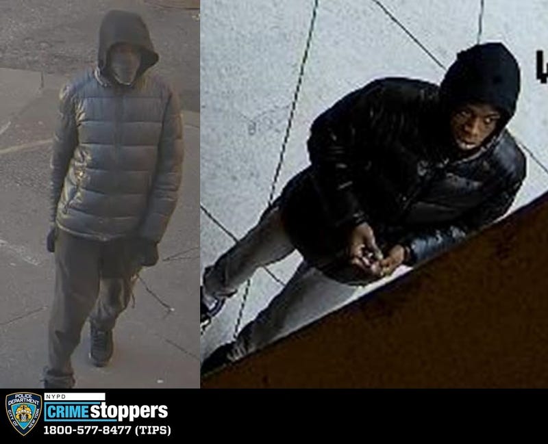 Two suspects wanted in relation to a series of robberies of Manhattan newsstands and street vendors that have occurred in 2024.