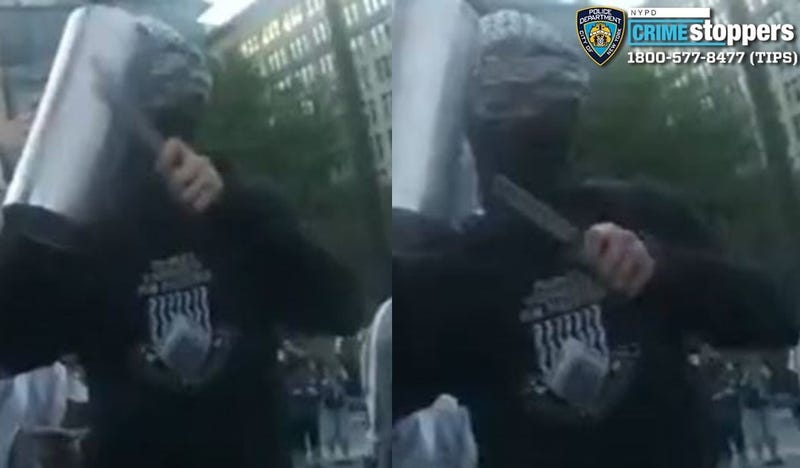 On-duty NYPD officer assaulted during protest in Union Square; suspect sought