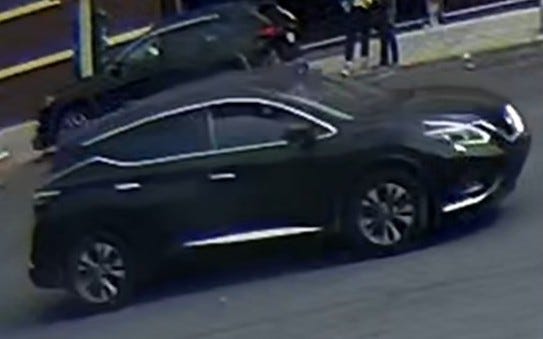Police are searching for this black SUV in the carjacking