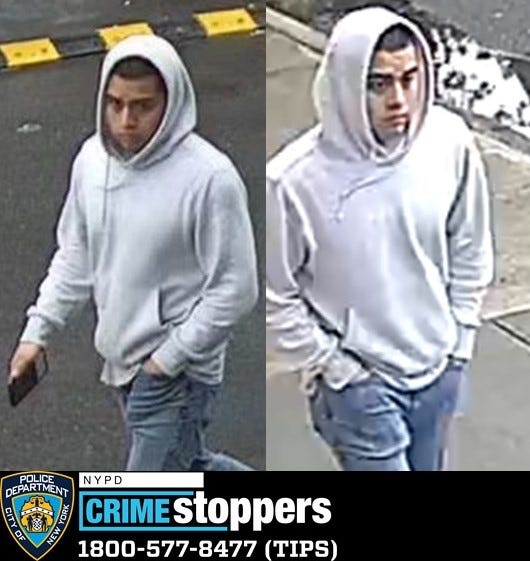 Surveillance footage of a man accused of molesting a 9-year-old girl on her walk to school in Brooklyn this week.