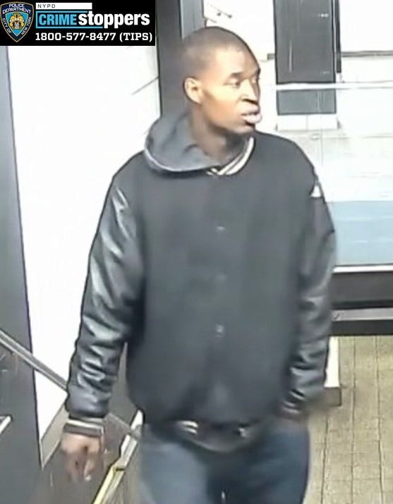 Suspect wanted for punching an MTA conductor in the face in an unprovoked attack at Grand Central Thursday evening.