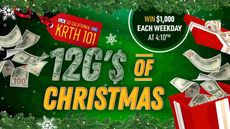 K-EARTH 101's 12 G's of Christmas 2024