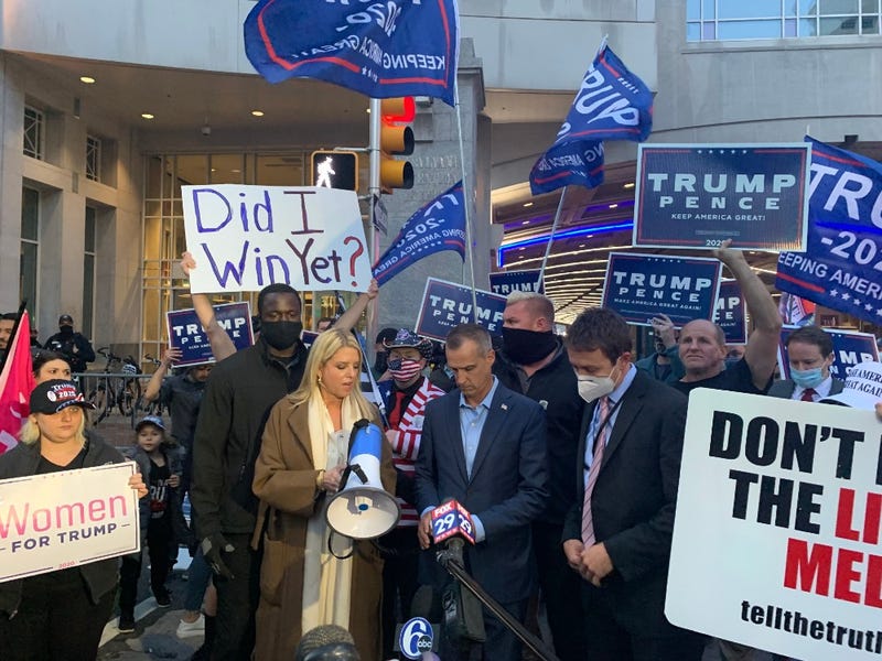 Trump campaign lawyers in Philadelphia