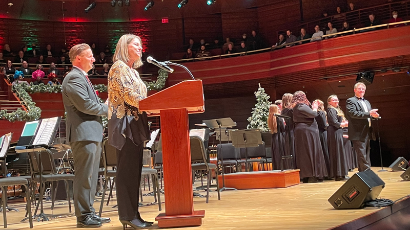 9-12 Christmas Choir Champions Council Rock High School South Performs at the Kimmel Center