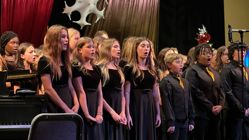 Clearview Regional Middle School Performing Live at the Kimmel Center