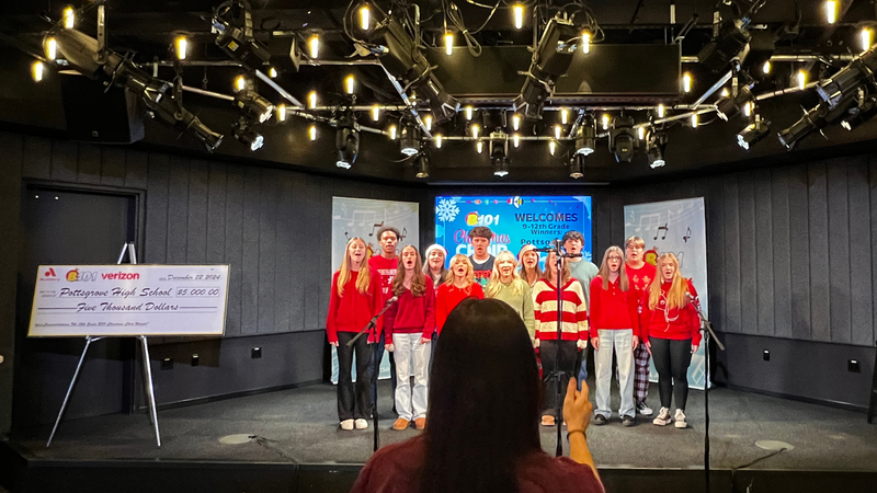 B101's 2024 High School Christmas Choir Competition Champions Pottsgrove High School Performs at B101