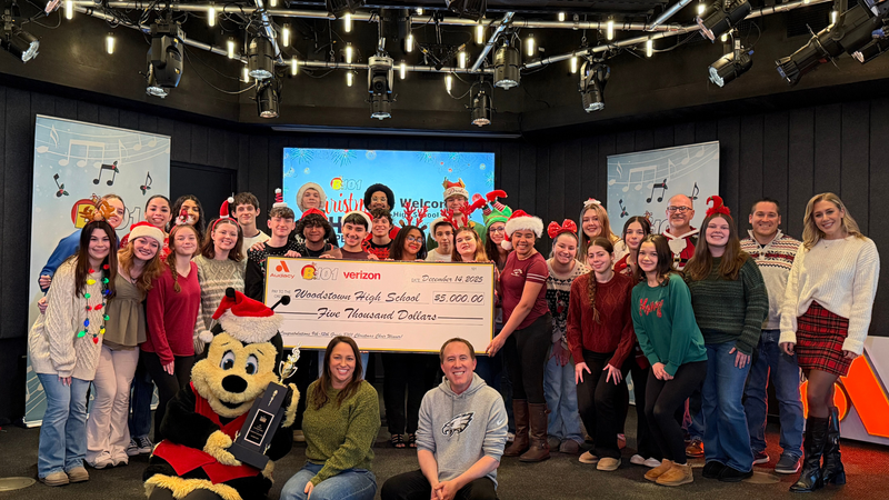 B101's 2025 High School Christmas Choir Competition Champions Woodstown High School Performs at B101