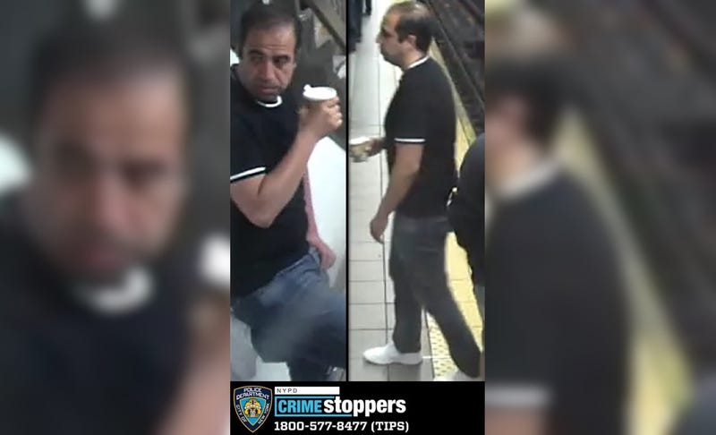 Cops are searching for a suspect in Sunday's subway shoving