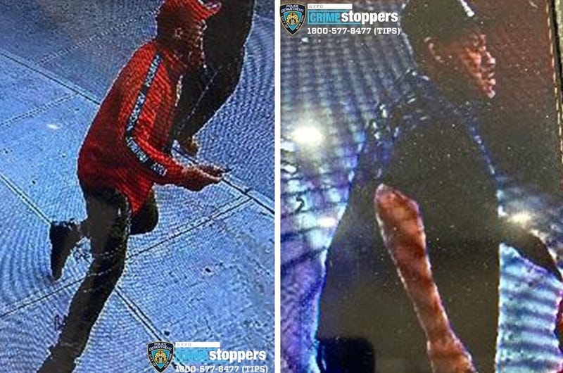 Police are searching for two suspects in last Friday's slashing