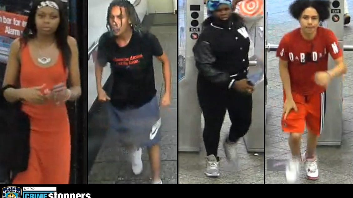 VIDEO: Man beaten in Brooklyn subway station, robbed of $1,700 by group of 4