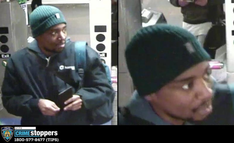 Police are searching for a man suspected of masturbating on a woman in Midtown in late December