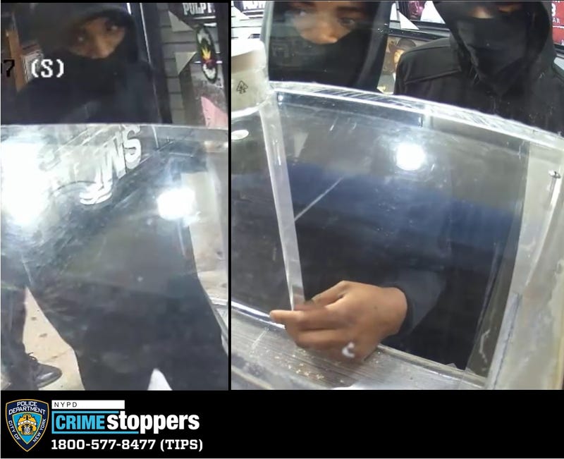 Police are searching for three suspects after a 69-year-old man was beaten and robbed in Rego Park. Video shows them at a smoke shop in the Bronx, where police say they tried to use the victim's credit card