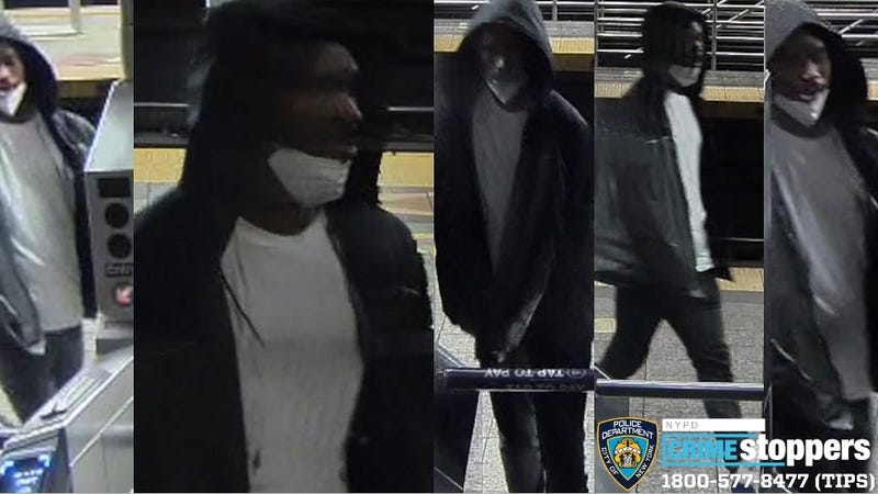 Police released images Friday of a suspect in Tuesday's robbery