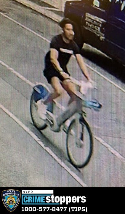 Citi Bike rider sought for fracturing pedestrian's skull, eye in Flatiron hit-run