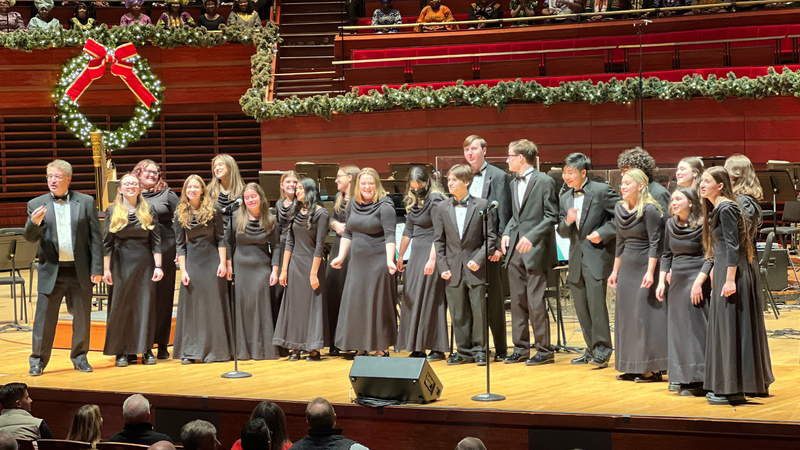 9-12 Christmas Choir Champions Council Rock High School South Performs at the Kimmel Center