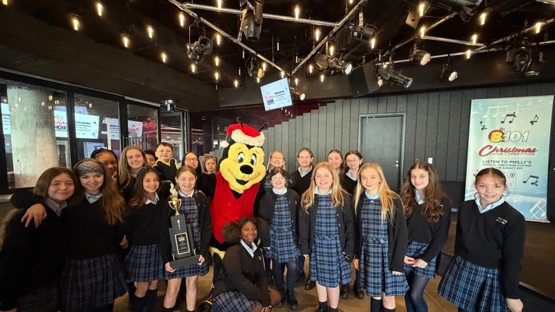 B101's 2025 K-8 Christmas Choir Competition Champions Notre Dame De Lourdes School Performs at B101