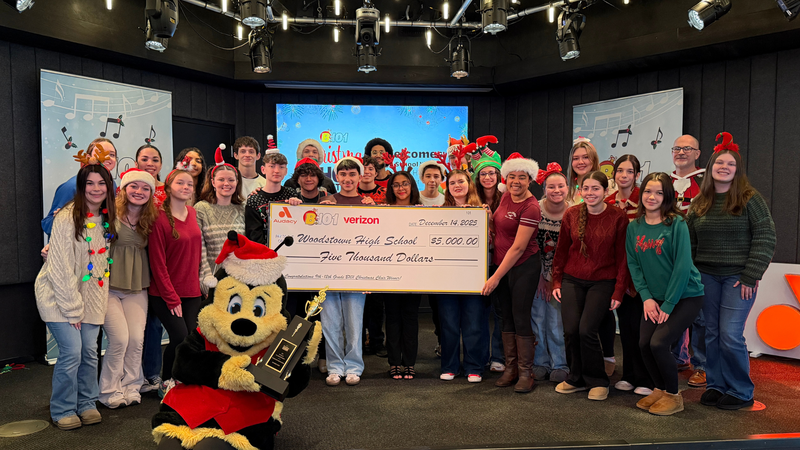 B101's 2025 High School Christmas Choir Competition Champions Woodstown High School Performs at B101