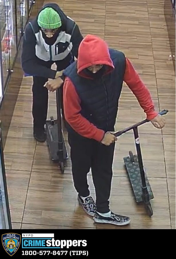 Scooter thieves