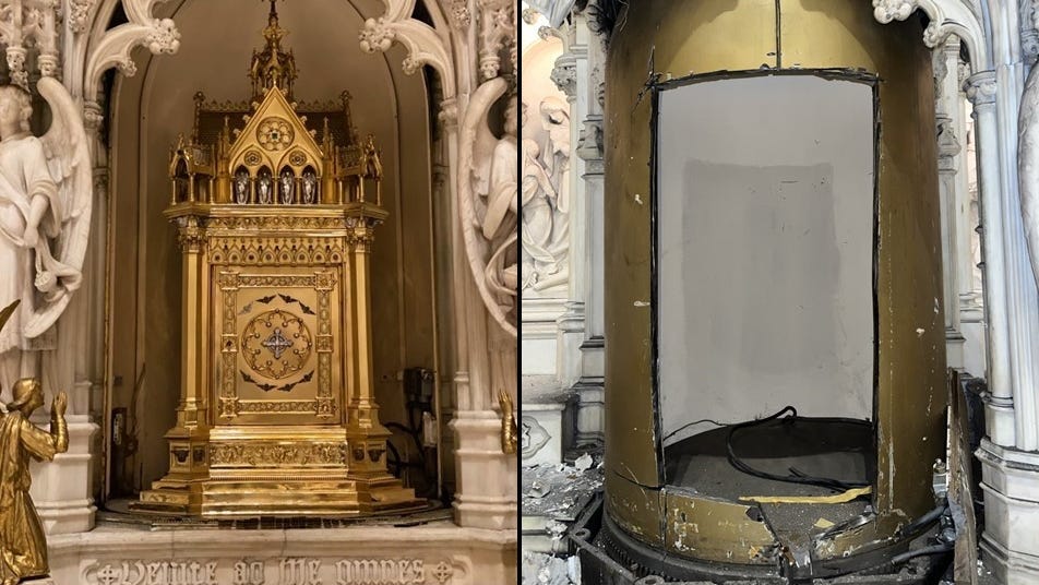 Diocese offering $50K reward for return of $2M tabernacle stolen from BK church