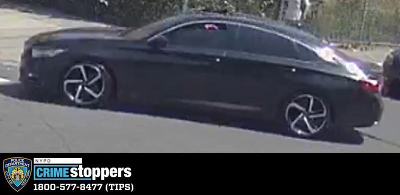 The suspect was driving a black Honda Accord, police said