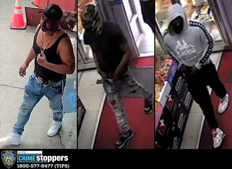 3 men, car sought in armed robbery inside Brooklyn 99 cent store