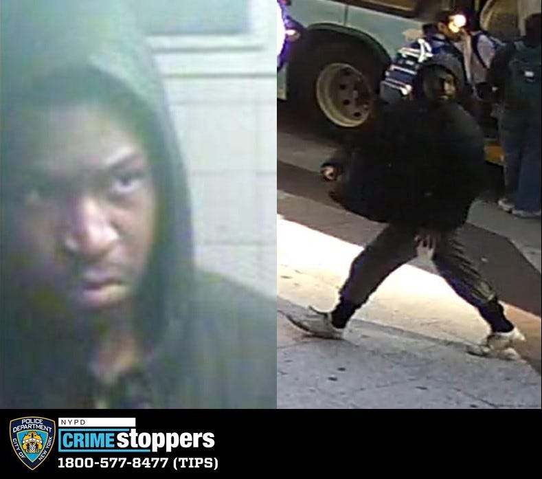 A suspect wanted in connection to an assault on a 69-year-old man in Manhattan last month.