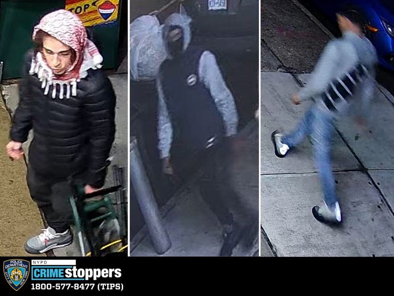 Three shooting suspects