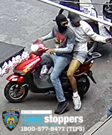 Duo on moped wanted for jewelry theft on Midtown street
