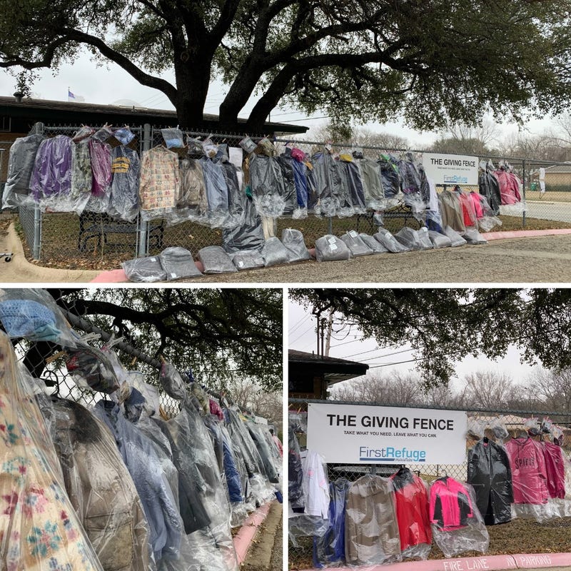 Coat Boom on The Giving Fence