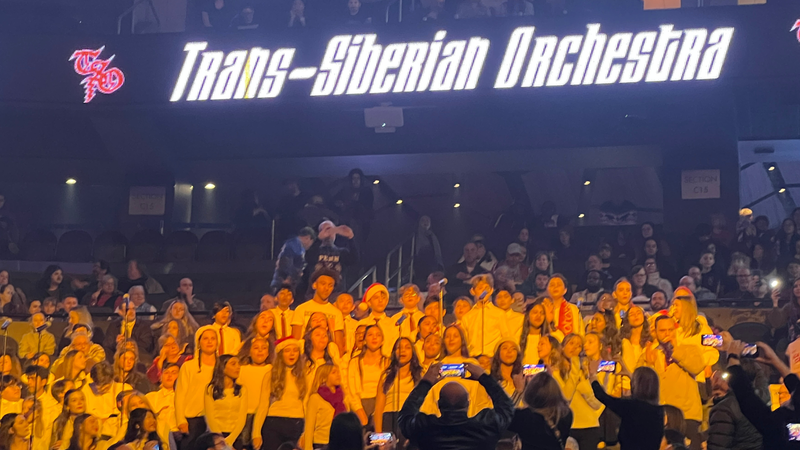 B101 2023 Christmas Choir Competition Winners Open for Trans-Siberian Orchestra at Wells Fargo Center