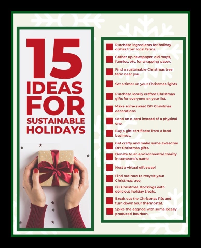 15 Ideas for Sustainable Holidays