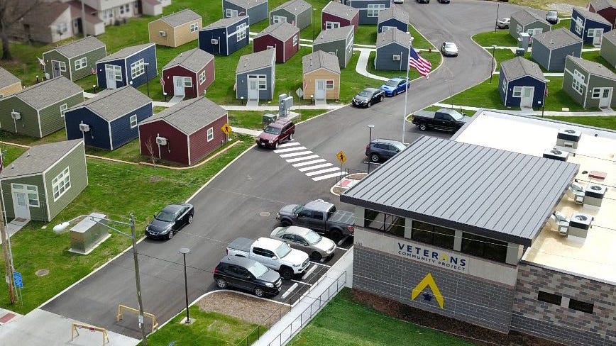 PHOTOS: 'Tiny houses' project coming to St. Louis to provide free, temporary homes for homeless veterans