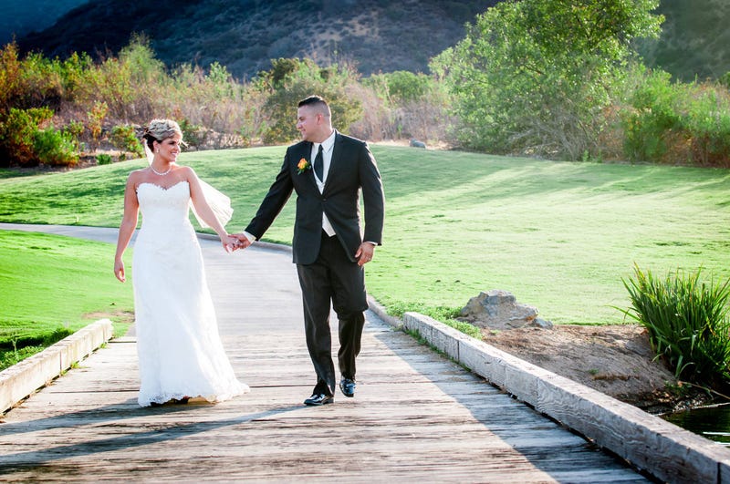 Kelli Green at her wedding 