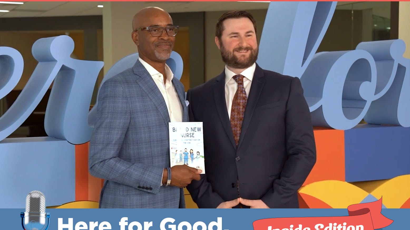 Here for Good. The Podcast “Inside Edition”| EP. 25 – Dave Dovell, Registered Nurse and Published Author | Bee Inspired
