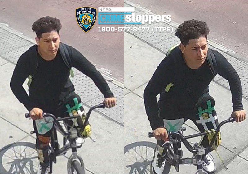 The NYPD released an image of the suspect Monday