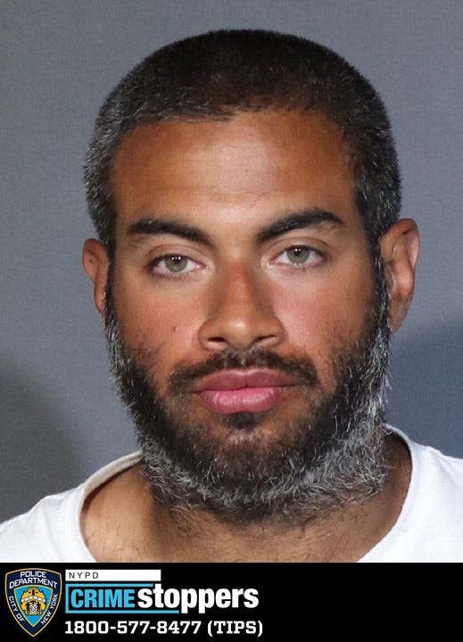 A mugshot of Donny Ubiera