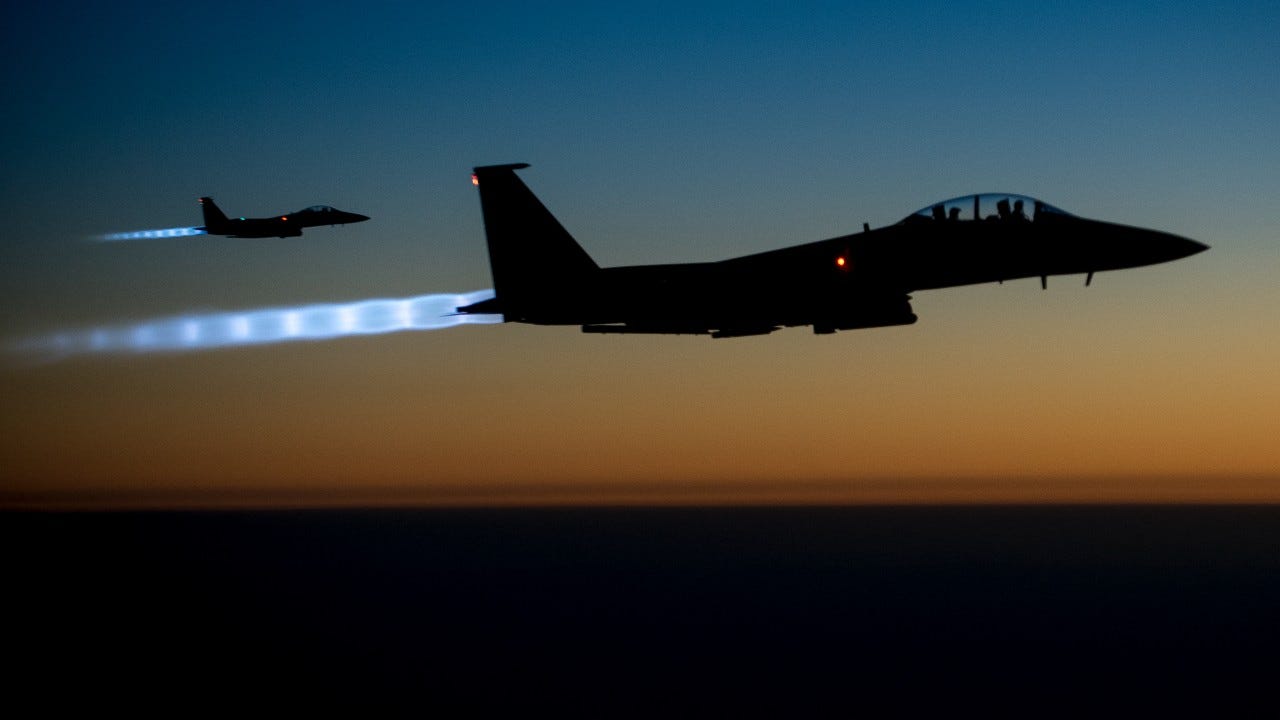 US says airstrikes in Syria intended to send message to Iran