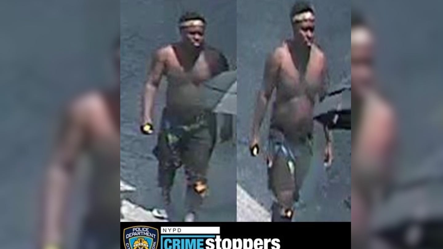 Shirtless man beats woman, 75, in midday attack outside Macy's Herald Square