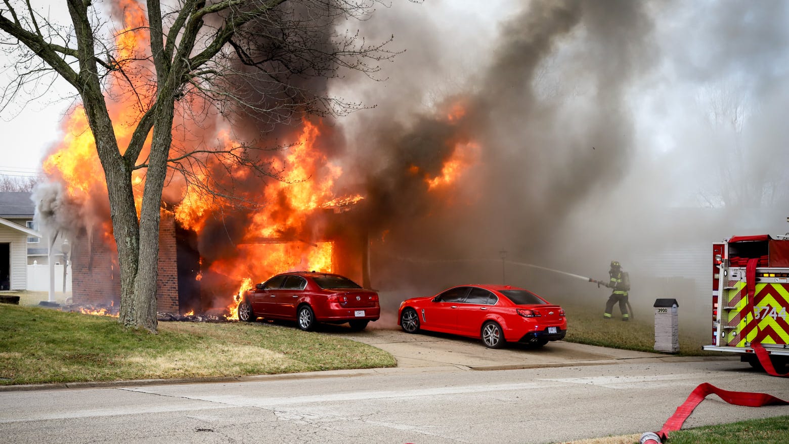 'Heroic actions' by cop to save elderly man, carry disabled woman out of burning St. Charles County home