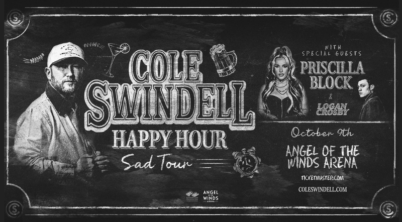 Cole Swindell at Angel of the Winds Arena
