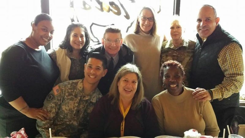 Serendipity leads woman to 40 years of working for military, families