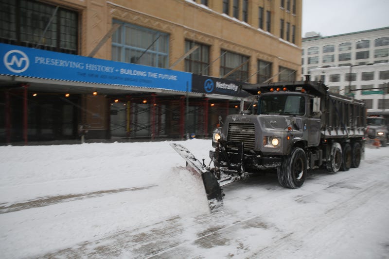 snow plow in Center City