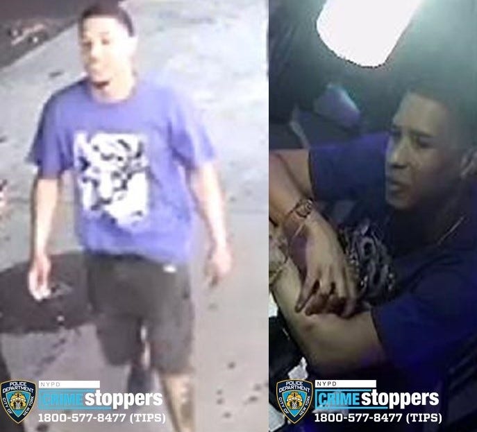 A man wanted for stabbing and slashing a man in Brooklyn earlier this month.