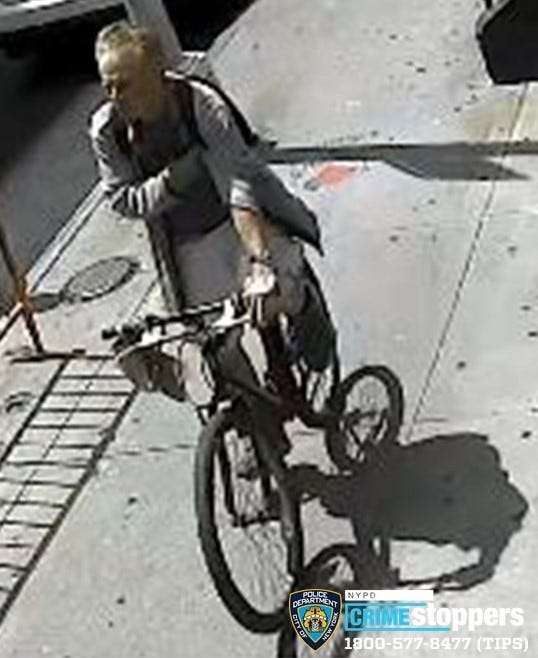 A suspect wanted in connection to an antisemitic hate crime in lower Manhattan earlier this month.