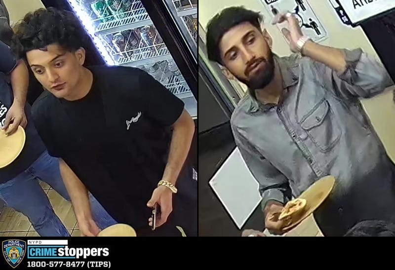 Police are searching for two suspects in a suspected anti-gay attack in Greenwich Village on Sunday morning