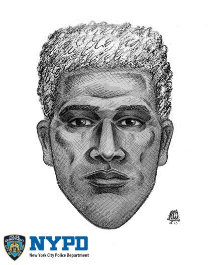 NYPD release sketch of man sought in attempted rape inside Prospect Park