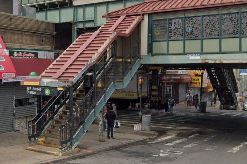 A man was stabbed while aboard a downtown 4 train at the 167th Street subway station in the Bronx on Friday afternoon.